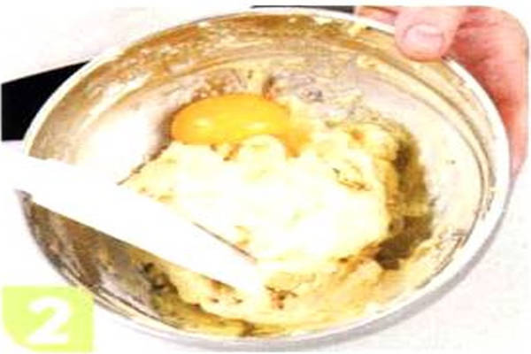 烘焙入门烘焙食谱之奶油芝士巧克力饼干制作步骤2